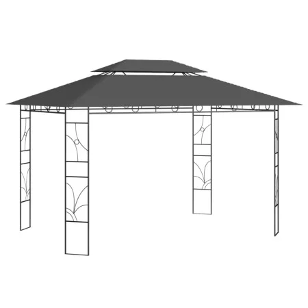 Anthracite gray gazebo 4x3x2.7 m 160 g/m² by , Tents and gazebos - Ref: Foro24-313917, Price: 197,76 €, Discount: %