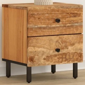 Nachttisch aus massivem Akazienholz, 40 x 33 x 46 cm von , Nachttische - Ref: Foro24-356853, Preis: 63,67 €, Rabatt: %