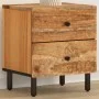Nachttisch aus massivem Akazienholz, 40 x 33 x 46 cm von , Nachttische - Ref: Foro24-356853, Preis: 63,65 €, Rabatt: %