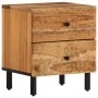Nachttisch aus massivem Akazienholz, 40 x 33 x 46 cm von , Nachttische - Ref: Foro24-356853, Preis: 63,65 €, Rabatt: %