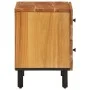 Nachttisch aus massivem Akazienholz, 40 x 33 x 46 cm von , Nachttische - Ref: Foro24-356853, Preis: 63,65 €, Rabatt: %