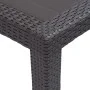 Brown rattan look plastic garden table 150x90x72 cm by vidaXL, Garden tables - Ref: Foro24-45606, Price: 157,31 €, Discount: %