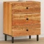 Solid acacia wood bedside table 50x33x60 cm by , Nightstands - Ref: Foro24-356864, Price: 87,45 €, Discount: %