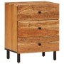 Mesita de noche madera maciza de acacia 50x33x60 cm de , Mesitas de noche - Ref: Foro24-356864, Precio: 87,29 €, Descuento: %
