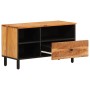 TV-Schrank aus massivem Akazienholz, 80 x 33 x 46 cm von , TV-Möbel - Ref: Foro24-356872, Preis: 60,65 €, Rabatt: %