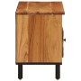 TV-Schrank aus massivem Akazienholz, 80 x 33 x 46 cm von , TV-Möbel - Ref: Foro24-356872, Preis: 60,65 €, Rabatt: %