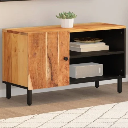 TV-Schrank aus massivem Akazienholz, 80 x 33 x 46 cm von , TV-Möbel - Ref: Foro24-356870, Preis: 58,79 €, Rabatt: %