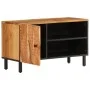 TV-Schrank aus massivem Akazienholz, 80 x 33 x 46 cm von , TV-Möbel - Ref: Foro24-356870, Preis: 58,79 €, Rabatt: %