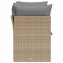 2-seater garden sofa with cushions, beige synthetic rattan by , Outdoor sofas - Ref: Foro24-366087, Price: 136,25 €, Discount: %