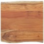 Mesa auxiliar madera maciza acacia borde natural 40x40x2,5 cm de , Mesas auxiliares - Ref: Foro24-370606, Precio: 32,49 €, De...