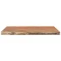 Solid acacia wood side table natural edge 40x40x2.5 cm by , Side tables - Ref: Foro24-370606, Price: 28,60 €, Discount: %