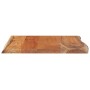 Mesa auxiliar madera maciza acacia borde natural 40x40x2,5 cm de , Mesas auxiliares - Ref: Foro24-370606, Precio: 32,49 €, De...