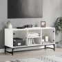 TV-Schrank mit weißen Glastüren 102x37x50 cm von , TV-Möbel - Ref: Foro24-836532, Preis: 49,42 €, Rabatt: %