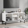TV-Schrank mit weißen Glastüren 102x37x50 cm von , TV-Möbel - Ref: Foro24-836532, Preis: 50,18 €, Rabatt: %