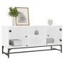 TV-Schrank mit weißen Glastüren 102x37x50 cm von , TV-Möbel - Ref: Foro24-836532, Preis: 49,42 €, Rabatt: %