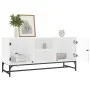 TV-Schrank mit weißen Glastüren 102x37x50 cm von , TV-Möbel - Ref: Foro24-836532, Preis: 49,42 €, Rabatt: %