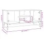 TV-Schrank mit weißen Glastüren 102x37x50 cm von , TV-Möbel - Ref: Foro24-836532, Preis: 49,42 €, Rabatt: %