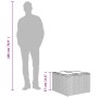 Garden table glass surface PE rattan beige 55x55x37 cm by , Garden tables - Ref: Foro24-366058, Price: 58,26 €, Discount: %