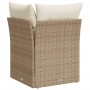 Garten-Ecksessel mit beigen synthetischen Rattankissen von , Outdoor-Sofas - Ref: Foro24-366051, Preis: 92,99 €, Rabatt: %