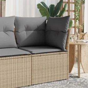 Gartensofa ohne Armlehnen mit beigen PE-Rattankissen von , Outdoor-Sofas - Ref: Foro24-366100, Preis: 59,59 €, Rabatt: %