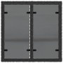Garden table glass surface PE rattan black 55x55x37 cm by , Garden tables - Ref: Foro24-365969, Price: 55,50 €, Discount: %
