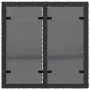 Garden table glass surface PE rattan black 55x55x37 cm by , Garden tables - Ref: Foro24-365969, Price: 61,03 €, Discount: %
