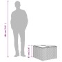 Garden table glass surface PE rattan black 55x55x37 cm by , Garden tables - Ref: Foro24-365969, Price: 55,50 €, Discount: %