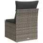 Garden sofa without armrests with gray PE rattan cushions by , Outdoor sofas - Ref: Foro24-366135, Price: 60,08 €, Discount: %
