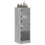 Sideboard with Sonoma gray glass doors 35x37x109 cm by , Sideboards - Ref: Foro24-836390, Price: 82,53 €, Discount: %