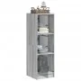 Sideboard with Sonoma gray glass doors 35x37x109 cm by , Sideboards - Ref: Foro24-836390, Price: 82,53 €, Discount: %