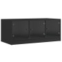 Couchtisch mit schwarzen Glastüren 102x50x42 cm von , Couchtisch - Ref: Foro24-836414, Preis: 80,04 €, Rabatt: %