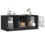 Couchtisch mit schwarzen Glastüren 102x50x42 cm von , Couchtisch - Ref: Foro24-836414, Preis: 80,04 €, Rabatt: %