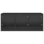 Coffee table with black glass doors 102x50x42 cm by , Coffee table - Ref: Foro24-836414, Price: 79,06 €, Discount: %