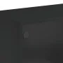 Coffee table with black glass doors 102x50x42 cm by , Coffee table - Ref: Foro24-836414, Price: 79,06 €, Discount: %