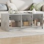 Couchtisch mit Glastüren aus Beton 102x50x42 cm von , Couchtisch - Ref: Foro24-836416, Preis: 78,76 €, Rabatt: %
