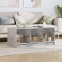 Couchtisch mit Glastüren aus Beton 102x50x42 cm von , Couchtisch - Ref: Foro24-836416, Preis: 78,76 €, Rabatt: %
