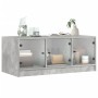 Couchtisch mit Glastüren aus Beton 102x50x42 cm von , Couchtisch - Ref: Foro24-836416, Preis: 78,76 €, Rabatt: %