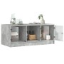 Couchtisch mit Glastüren aus Beton 102x50x42 cm von , Couchtisch - Ref: Foro24-836416, Preis: 78,76 €, Rabatt: %