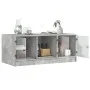 Mesa de centro con puertas de vidrio grs hormigón 102x50x42 cm de , Mesas de centro - Ref: Foro24-836416, Precio: 77,79 €, De...