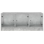 Couchtisch mit Glastüren aus Beton 102x50x42 cm von , Couchtisch - Ref: Foro24-836416, Preis: 78,76 €, Rabatt: %