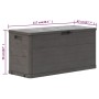 Garten-Aufbewahrungsbox 280 L braun von vidaXL, Aufbewahrungsboxen für den Außenbereich - Ref: Foro24-45687, Preis: 76,22 €, ...