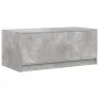 Mesa de centro con puertas de vidrio grs hormigón 102x50x42 cm de , Mesas de centro - Ref: Foro24-836416, Precio: 77,79 €, De...