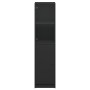 Aparador con puerta de vidrio negro 35x37x142 cm de , Aparadores - Ref: Foro24-836442, Precio: 92,42 €, Descuento: %