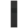 Aparador con puerta de vidrio negro 35x37x142 cm de , Aparadores - Ref: Foro24-836442, Precio: 87,93 €, Descuento: %