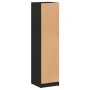 Aparador con puerta de vidrio negro 35x37x142 cm de , Aparadores - Ref: Foro24-836442, Precio: 87,93 €, Descuento: %