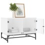 Couchtisch mit weißen Glastüren 68,5x50x50 cm von , Couchtisch - Ref: Foro24-836539, Preis: 49,79 €, Rabatt: %