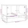 Couchtisch mit weißen Glastüren 68,5x50x50 cm von , Couchtisch - Ref: Foro24-836539, Preis: 49,36 €, Rabatt: %