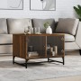 Couchtisch mit eichenbraunen Glastüren 68,5x50x50 cm von , Couchtisch - Ref: Foro24-836545, Preis: 49,79 €, Rabatt: %