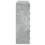 Shelving unit with gray engineered wood doors 136x37x109 cm by , Bookcases and shelves - Ref: Foro24-3206513, Price: 223,84 €...