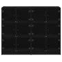 Estantería con puertas madera de ingeniería negro 136x37x109 cm de , Librerías y estanterías - Ref: Foro24-3206511, Precio: 2...